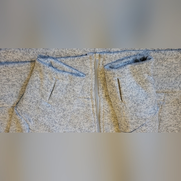 NWOT Danskin Women's Double Collar Full Zip Jacket XL SUPER SOFT GRAY - Picture 5 of 9